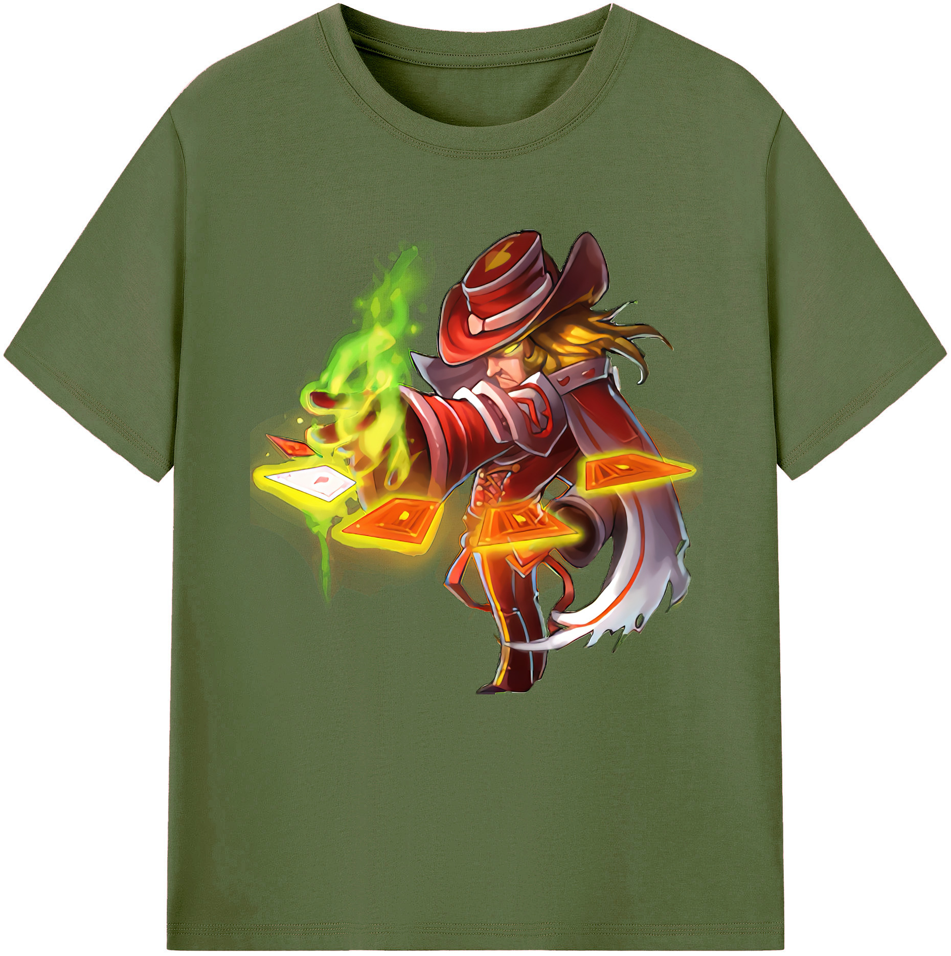 リーグ・オブ・レジェンド League of Legends LOL 綿100％半袖Tシャツ（フロントプリント）